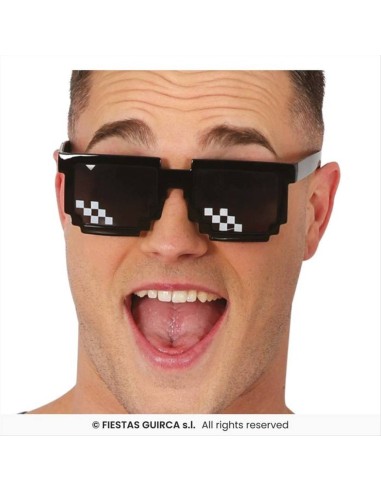 Occhiali Pixel - Accessorio Party Iconico | Diamante Rosa