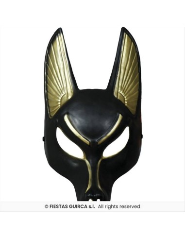 Maschera Anubi in PVC - Costume Egizio Originale