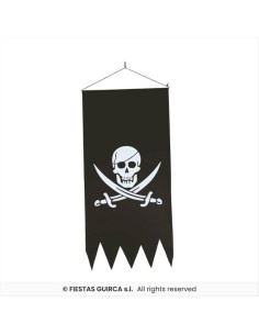 Bandiera Pirata 40x80 cm Decorazione Teschio