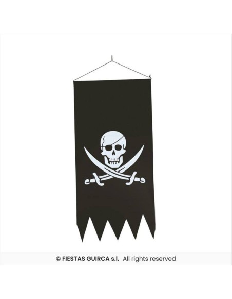 Bandiera Pirata 40x80 cm Decorazione Teschio