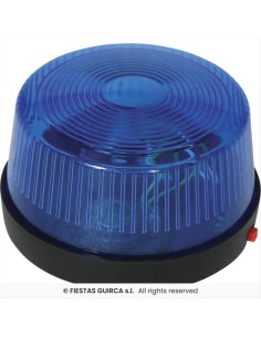 Sirena Blu Polizia con LED 5x7 cm 2
