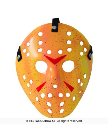 Maschera Hockey PVC Adulto - Maschera per feste e Halloween