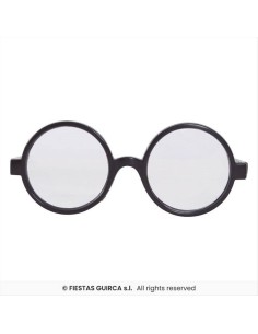 Occhiali Tondi stile mago con Lenti Finte | Diamante Rosa