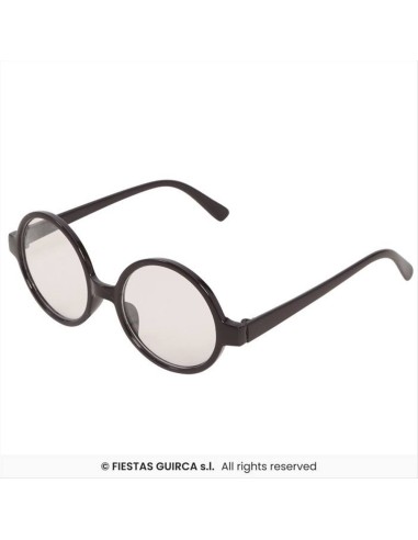 Occhiali Tondi stile mago con Lenti Finte | Diamante Rosa