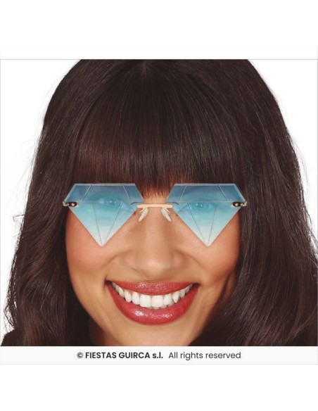 Occhiali Diamante - Accessorio Party Scenografico | Diamante Rosa