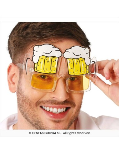Occhiali Divertenti Birra - Accessorio Festa | Diamante Rosa