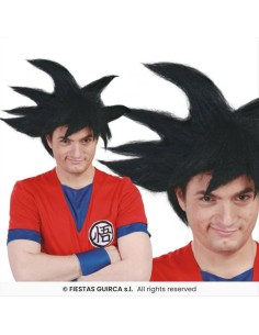 Parrucca Guerriero Goku Dragon Ball - Diamante Rosa 2