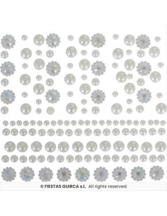 Perline Adesive per il Viso | Diamante Rosa 2