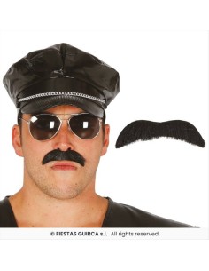 Baffo Adesivo Nero - Diamante Rosa