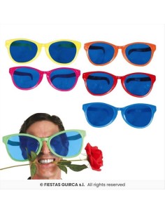 Occhiali Giganti Colorati 28 cm in PVC - 6 Colori | Diamante Rosa