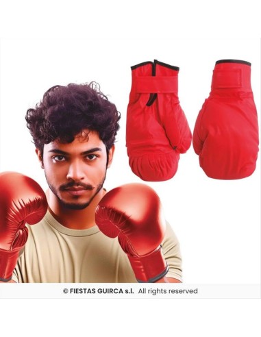 Pugile Carnevale - Guanti da Boxe Rossi | Diamante Rosa
