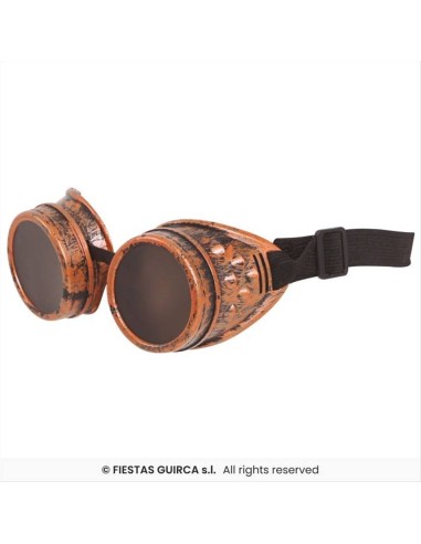 Occhiali Steampunk - Accessorio Costume Vintage | Diamante Rosa