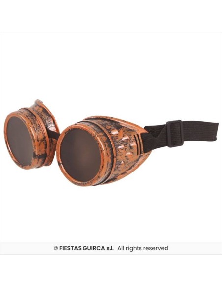 Occhiali Steampunk - Accessorio Costume Vintage | Diamante Rosa