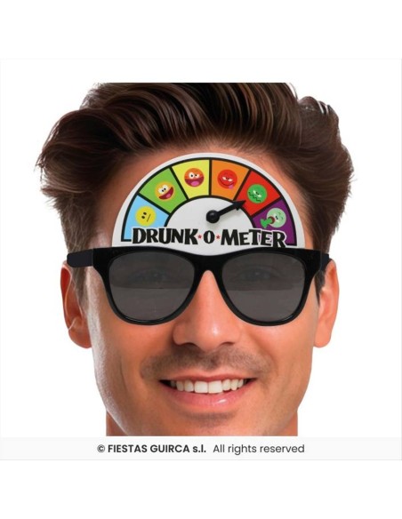 Occhiali con Bevometro - Accessorio Party Divertente | Diamante Rosa