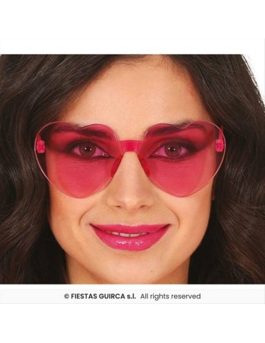 Occhiali Trasparenti a Cuore Rosa - Accessorio Fashion | Diamante Rosa