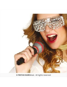 Microfono da Scena 26 cm - Accessorio Party e Spettacolo | Diamante Ro