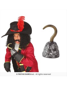 Uncino Pirata - Accessorio Costume | Diamante Rosa
