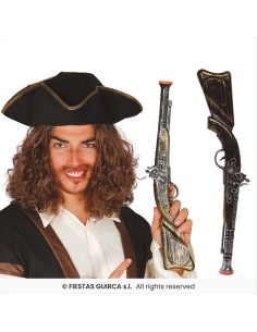 Pistola Archibugio Pirata 50 cm in PVC | Diamante Rosa