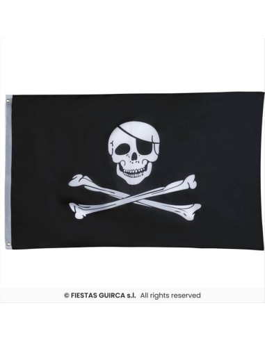 Bandiera Pirata 90x150 cm - Decorazione Festa | Diamante Rosa