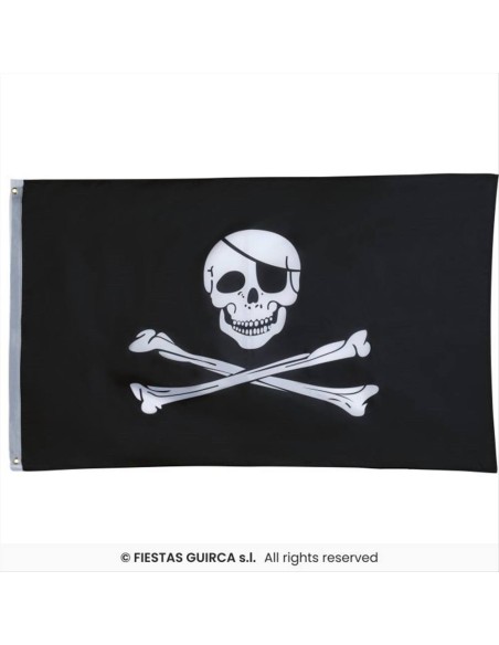 Bandiera Pirata 90x150 cm - Decorazione Festa | Diamante Rosa