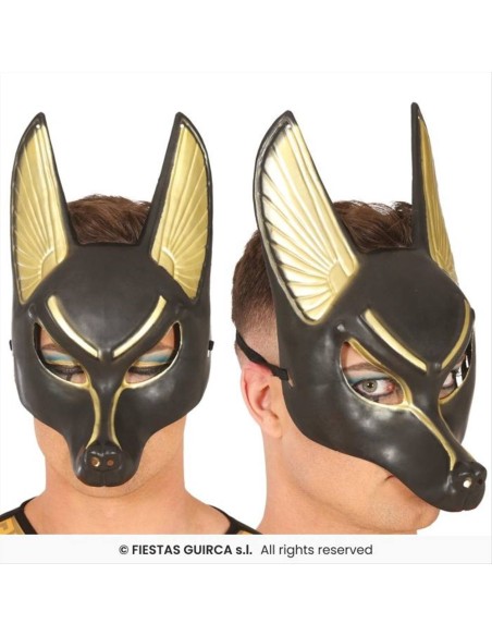 Maschera Anubi in PVC - Costume Egizio Originale