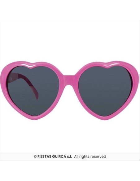 Occhiali Cuore Fucsia Party Girls - Addio Nubilato | Diamante Rosa