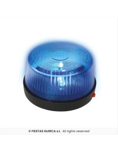 Sirena Blu Polizia con LED 5x7 cm