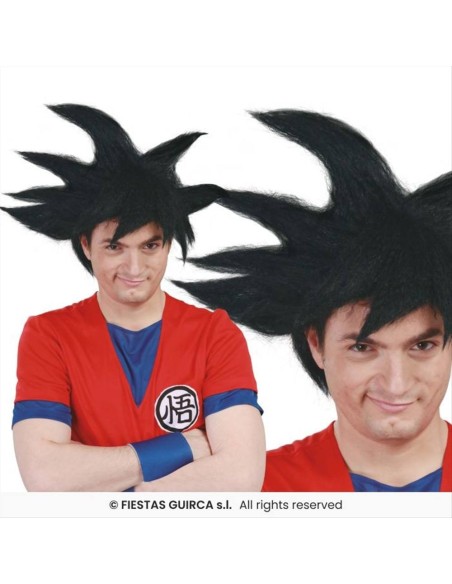 Parrucca Guerriero Goku Dragon Ball - Diamante Rosa