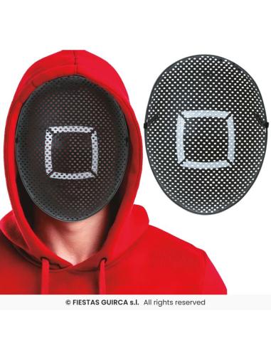 Maschera Squid Game 29x24cm - 4 Varianti in PVC
