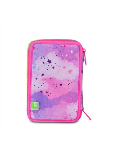Astuccio SJ Gang 3 Zip 🦄 Fable Journey – 45 Pezzi per Bambina | Diama