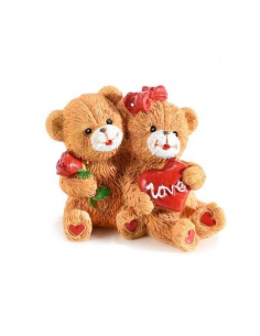 Orsetti innamorati in resina 2 varianti (1pz) San Valentino | Diamante 2