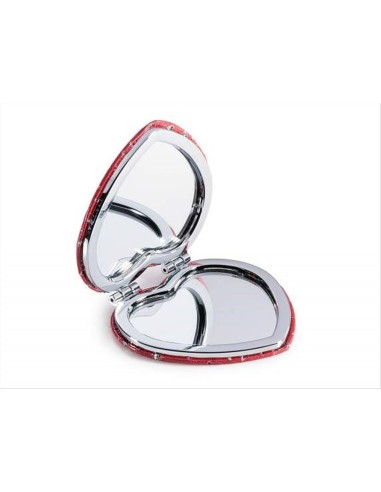 Specchietto da Borsa Gatto con Strass Doppio