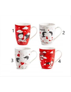 Tazza Coppia Innamorati in Ceramica 300 ml