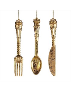 GOODWILL Posata dorata 15 cm per un Albero Natalizio Originale 🍴✨
