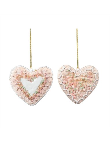 Cuore rosa con Perline da App