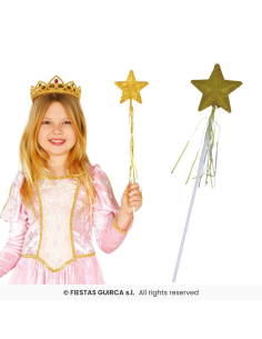 Bacchetta da Fata 53 cm Oro o Argento 2