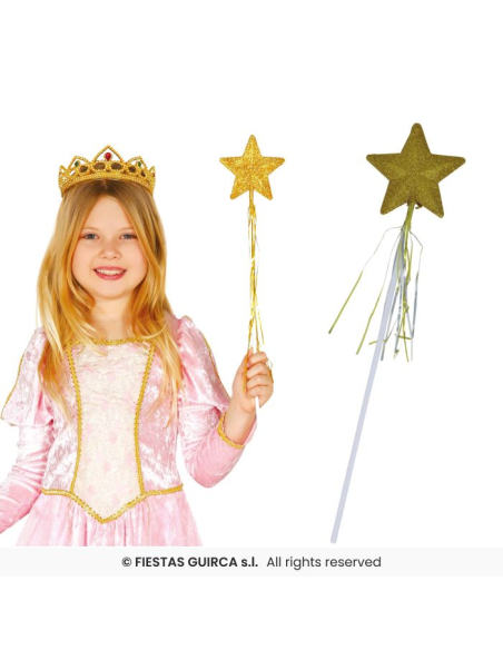 Bacchetta da Fata 53 cm Oro o Argento