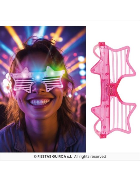 Occhiali con Led Stella