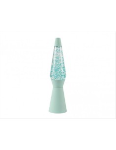 Lampada Glitter Spaceship LED Verde Pastello H40cm – Magia e Relax by 