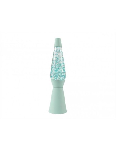 Lampada Glitter Spaceship LED Verde Pastello H40cm – Magia e Relax by 