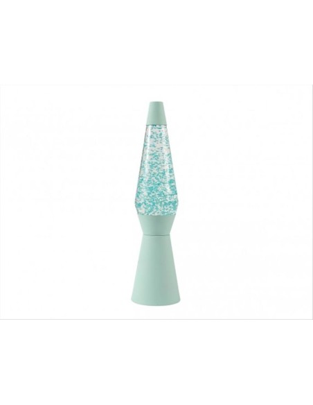 Lampada Glitter Spaceship LED Verde Pastello H40cm – Magia e Relax by 