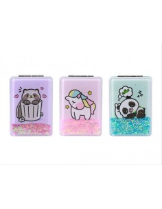Specchietto tascabile Animali Kawaii - 3 modelli adorabili (1pz)