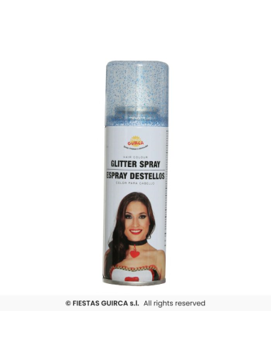 Spray Capelli Glitterato 125 ml 6 Colori | Diamante Rosa