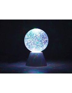 Lampada Sfera Glitter LED Cambiacolore D11cm – Luce RGB Magica e Decor