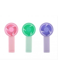 Ventilatore Portatile Ricaricabile 🌸 Rosa, Verde Menta o Lilla – iTot