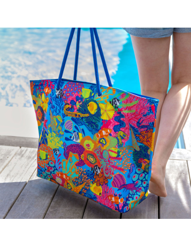 Borsa da Mare RÉCIF 🌊 2 Misure – Fantasia Marina E Extra Spazio | Pyl