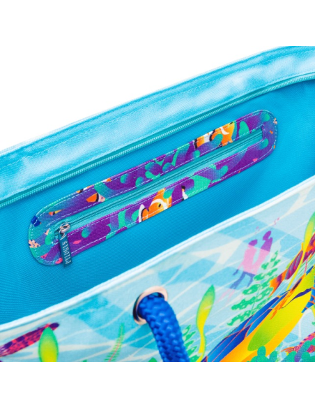 Borsa da Mare TULIPES 🌷 2 Misure – Stile Floreale e Spazio Extra | Py