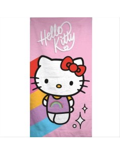 Telo mare Hello Kitty Rainbow – 70x140 cm di dolcezza colorata!