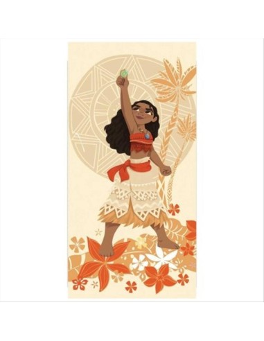 Telo mare Vaiana Gaia Stone – 70x140 cm, avventure Disney al sole!