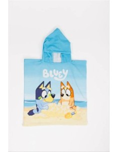 Poncho mare Bluey Sandcastle – 55x110 cm, asciugatura rapida e diverti 2